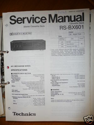 Technics rs tr170 manual